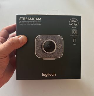 Webcam Logitech StreamCam en blanco NUEVA