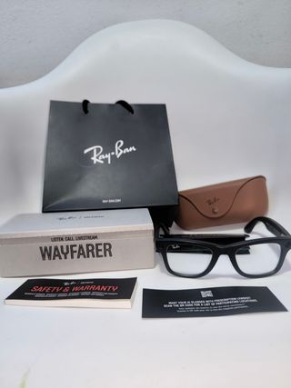 Gafas Ray-Ban Meta Wayfarer Negras(precio real409)