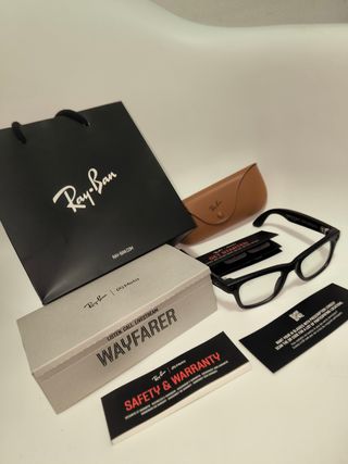 Gafas Ray-Ban Meta Wayfarer Negras(precio real409)