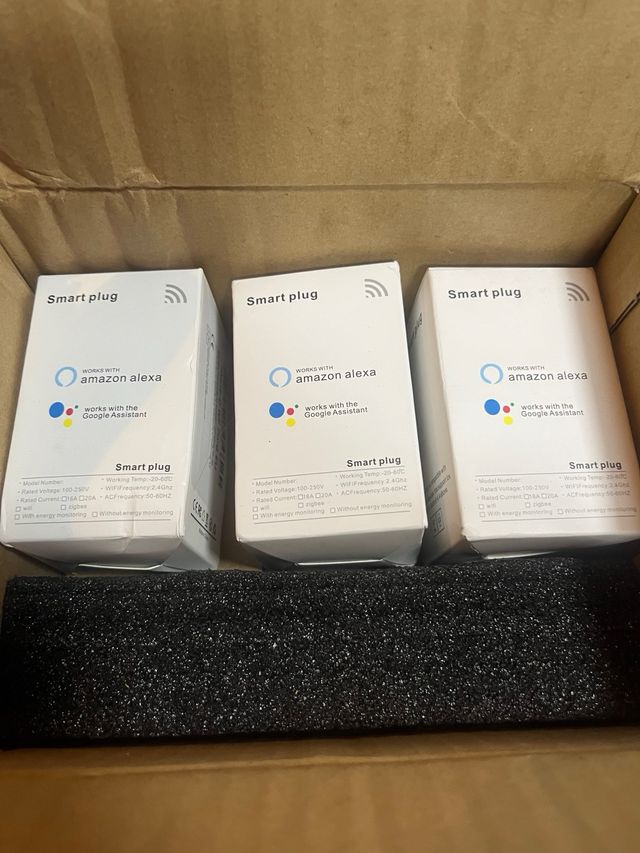 3 Enchufes Inteligente WiFi Alexa Google.