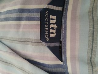 Pijama caballero rayas azul