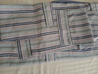 Pijama caballero rayas azul