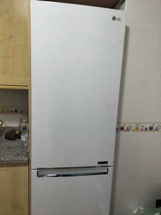 Nevera Combi LG Blanca