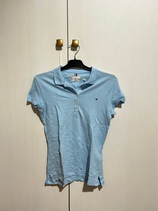 Polo Tommy Hilfiger Azul Mujer, tallas XS y S 