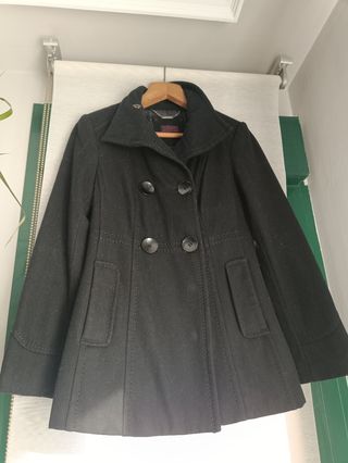 Chaquetón negro mujer