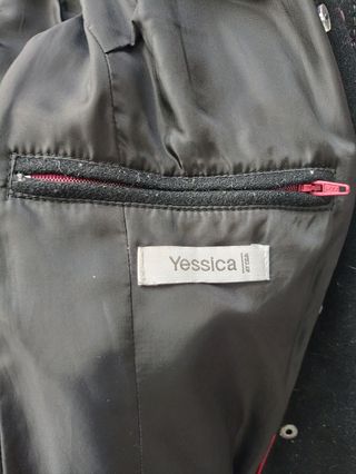 Chaquetón negro mujer