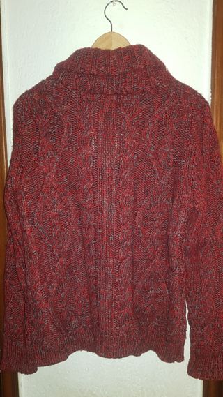 Chaqueta Replay Lana Roja y Gris