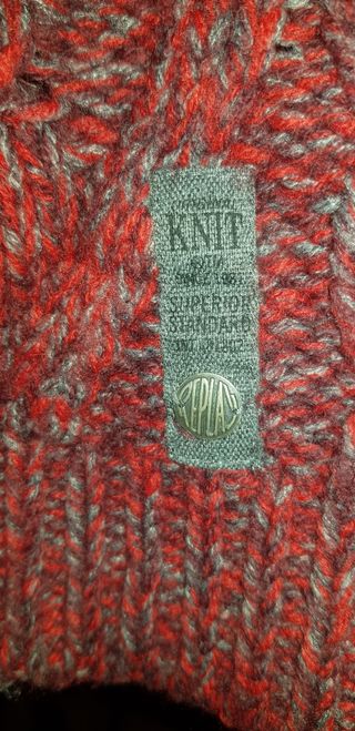Chaqueta Replay Lana Roja y Gris