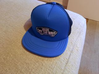 Gorras Vans Azul y Blanca