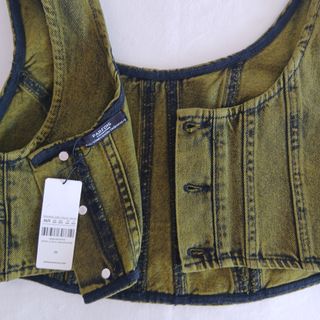 Crop Top verde Parfois 