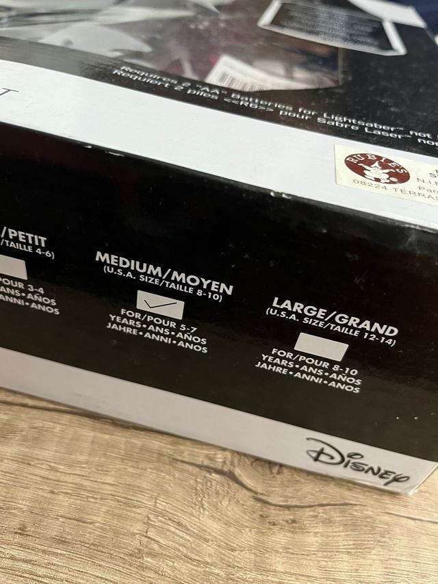 Disfraz Darth Vader Star Wars Infantil 5-7 años