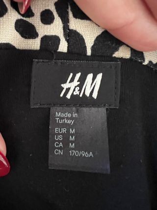 Blazer H&M Animal Print Talla M