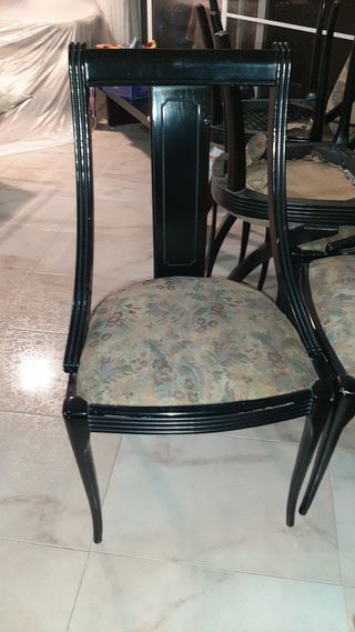 Mesa de comedor de cristal y piedra