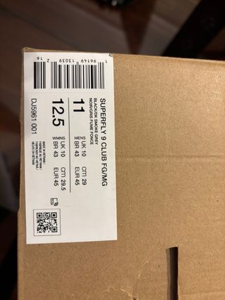 Botas de fútbol Nike Mercurial Superfly 9. NUEVAS 
