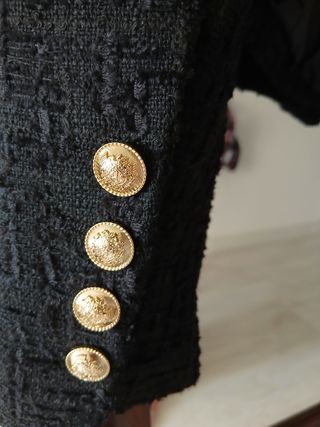 Blazer Zara Talla S Negro Nuevo con Etiqueta