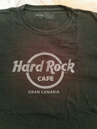 Camiseta Hard Rock Cafe Gran Canaria Negra. 