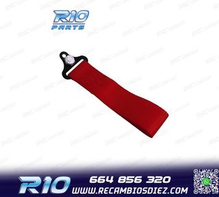 CINTA DE REMOLQUE ROJA EN TELA