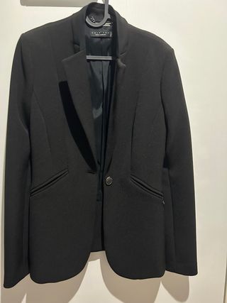 Americana Twin Set Talla 40 Negra