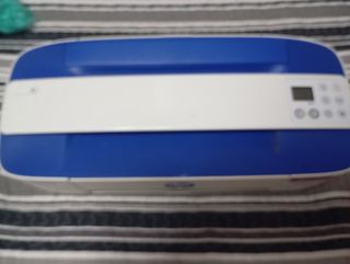 Impresora Multifuncional Azul y Blanca