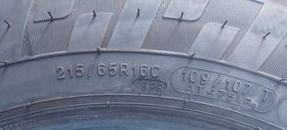 Neumáticos 215/65 R16C