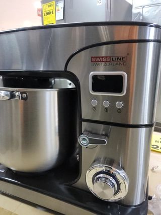 Amasadora Swiss Line Inox 12L con pantalla