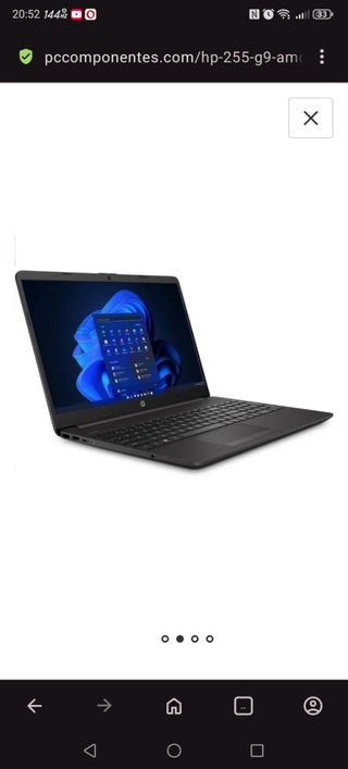 Portátil HP 225 G9 Negro 