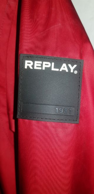 Chaqueta Replay Roja Bomber