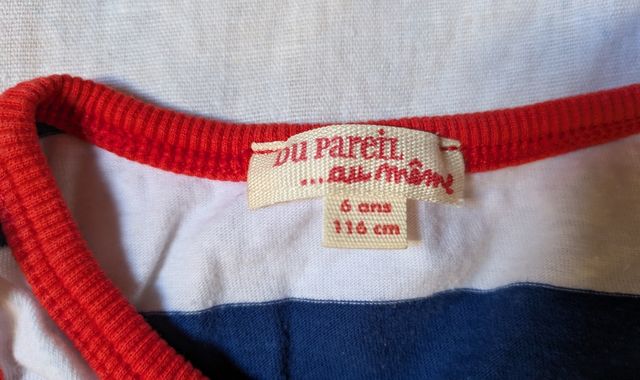 Camiseta tirantes niño talla 6 años tiburón