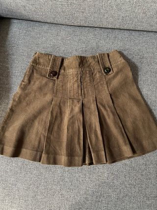 Falda de pana para niña