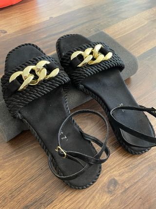 Pack 2 Sandalias Negras 