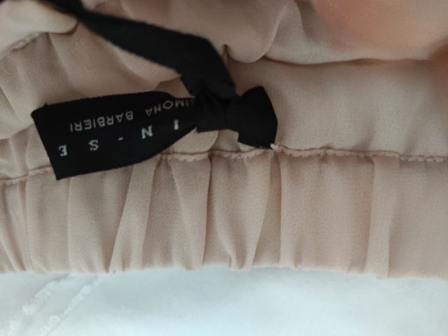 Falda Simona Barbieri lentejuelas rosa/dorado