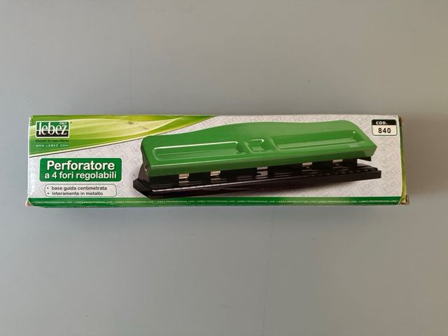 Perforatore Lebez 4 fori regolabili - art 840