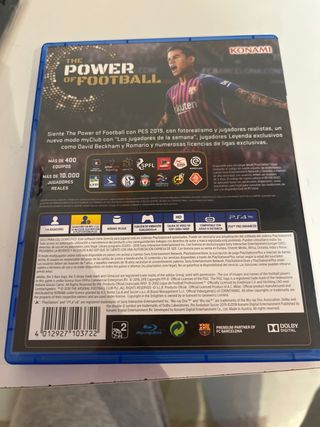 PES 2019 PS4 Pro Evolution Soccer