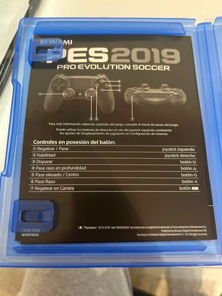 PES 2019 PS4 Pro Evolution Soccer
