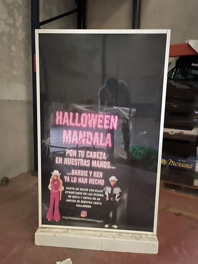 Soporte cartel de pie de calle