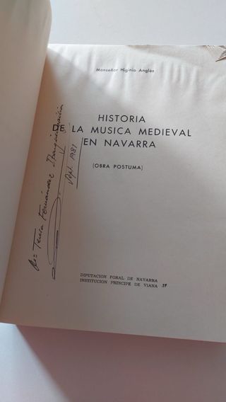 Libros Musica Antiguos