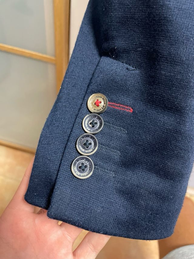 Americana JVZ azul marino Talla XS