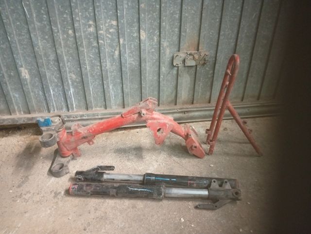 Chasis Pit Bike Aluminio con Tija y Barras