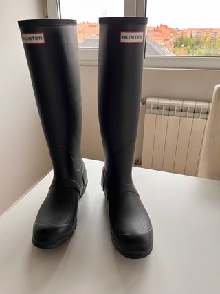 Botas de agua Hunter negras