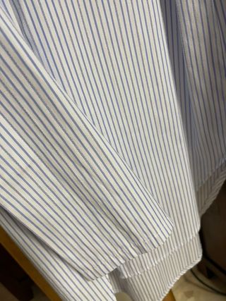 Camisa Rayas finas Azul y Blanca