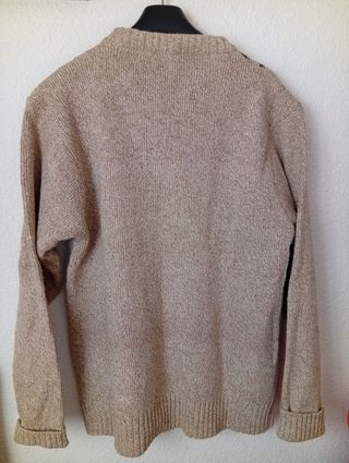 Jersey pico lana hombre L NUEVO