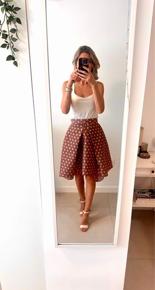 Falda lunares ocasiones especiales 