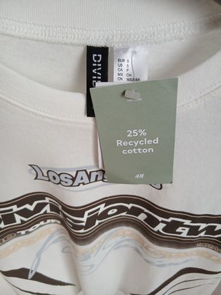 Camiseta oversize H&M Divisiontwo