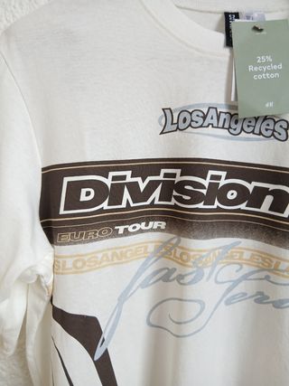 Camiseta oversize H&M Divisiontwo
