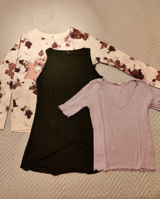Lote 3 tops marca Stradivarius talla S
