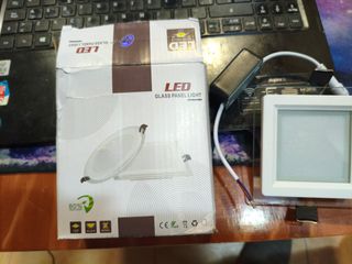 Panel LED Cristal Luz Fría 6000K Empotrable