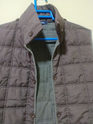 Chaleco acolchado hombre verde