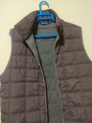 Chaleco acolchado hombre verde
