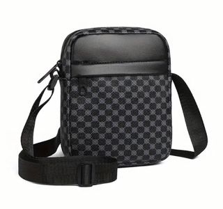 Borsello tracolla unisex fantasia geometrica