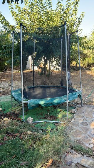 Colchoneta elástica para jardín